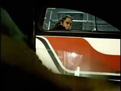 girl watching cock cum on train