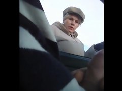 Rus Public Masturb CAR Flash Watching GIRL 54 - NV