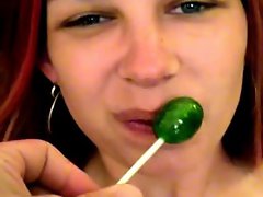 Young Heidi Casting Lollypop in Pussy by snahbrandy