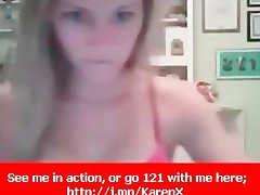 Flawless Light-haired Barely legal teen Plays On Camera For You