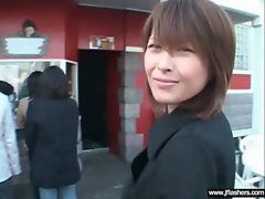 Sensual japanese Babe Flashing And Having Sex video-33