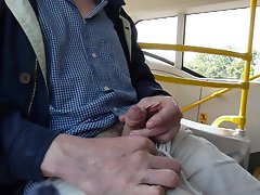 Me wanking in public on bus! (1st time)