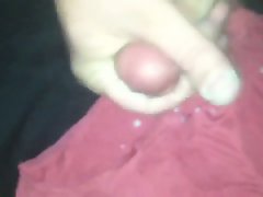 More cum on pinky panties